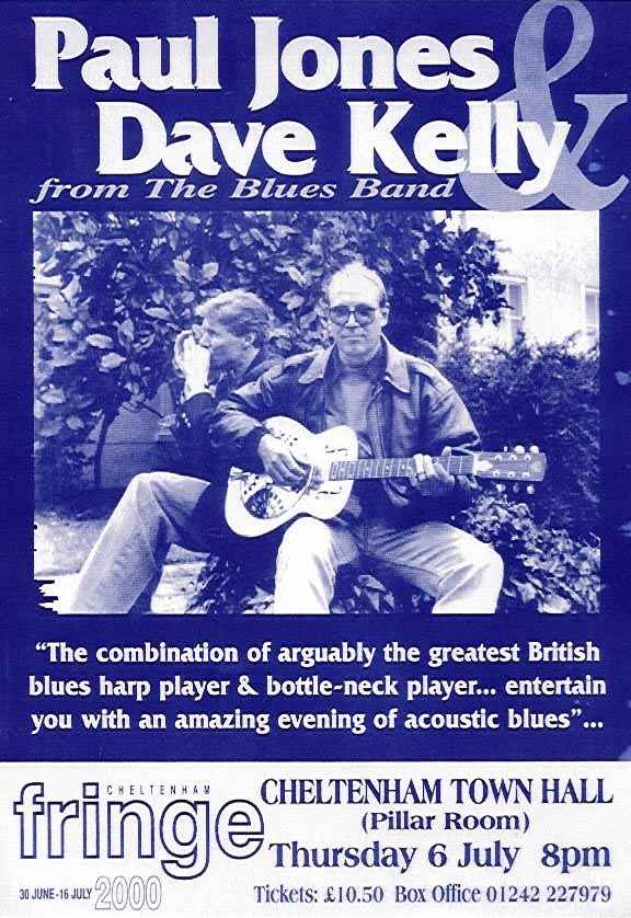 Paul Jones & Dave Kelly Flyer